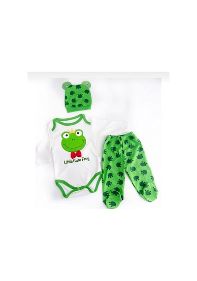 My Baby Kumsal Sevimli Hayvan Karakterli 3lü Bebek Badi Takım 417 Yeşil Yeşil