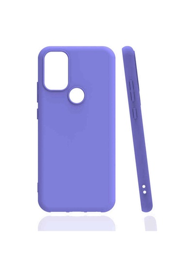 General Mobile Gm 21 Pro Kılıf Kamera Korumalı Silikon Rubber Arka Kapak Lila