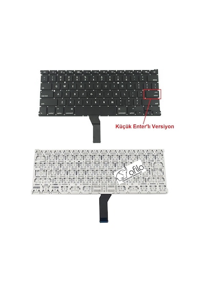 Apple Uyumlu MacBook Air A1466 Notebook Klavye Tuş Takımı / Küçük Enter - 551506661