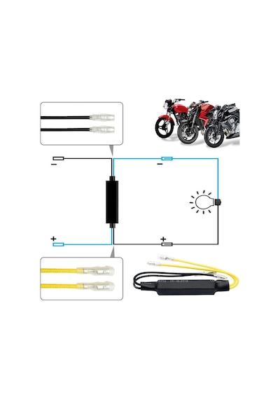 Dc12v 21 W Led Direnç Dekoder Motosiklet Dönüş Sinyal Işığı