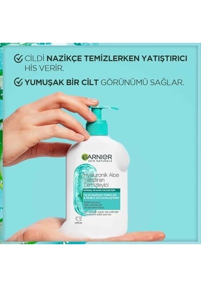 Hyaluronik Aloe Nemlendiren Ve Yatıştıran Temizleyici 250 Ml