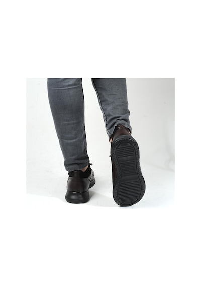 Dropland 8351 Kahve Milano %100 Deri Erkek Casual Ayakkabı Kahverengi
