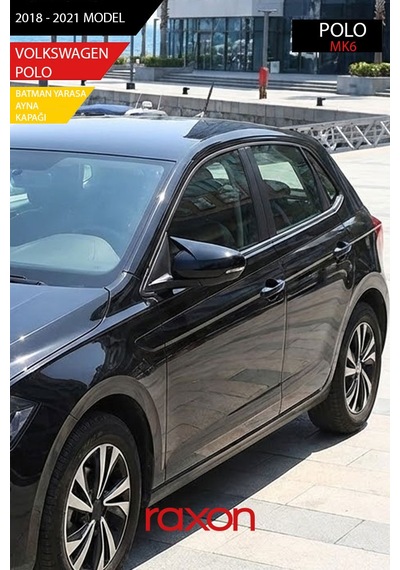 Volkswagen Polo Mk6 Batman & Yarasa Ayna Kapağı Parlak Piano Black Sport
