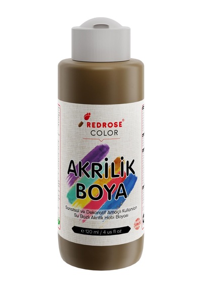 Açık Kahverengi Akrilik Boya 120ml 0,15 L