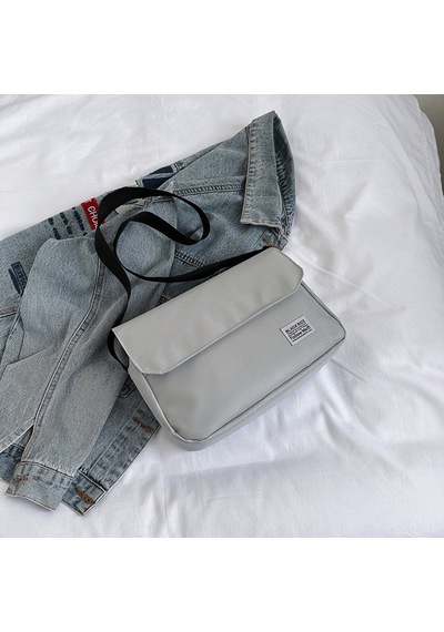 Dachuang "günlük Kullanım Ve Seyahat İçin Flep Kapanışlı Katı Siyah Naylon Crossbody Çanta" Red