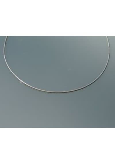 Bıg Blue Takı Kolye Kordonu Gümüş Omega 45CM Çap Mavi