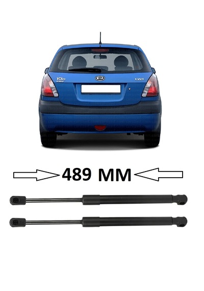 Kia Rio 2005-2011 Uyumlu Sağ + Sol Takım Bagaj Amortisörü 2 Adet 489mm 817801g000 Bagaj Amortisörü
