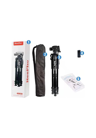 Np-8820 150 Cm Tripod Profesyonel Telefon Kamera Tutucu Çantalı Tripod Standart