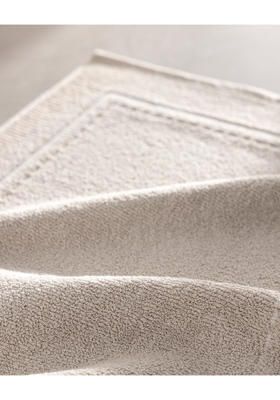 Madame Coco Angeline Pamuklu Ayak Havlusu - Bej - 50x80 Cm - Natural Koleksiyon 8684427040355 Ekru