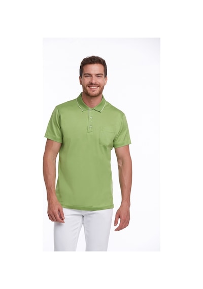 Hatemoğlu Fıstık Yeşili Regular Fit %100 Pamuk Basic Polo Yaka T-Açık Fıstık