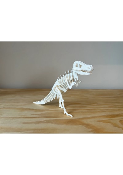 T-rex 3d Dinozor Puzzle Maket Kiti 29 Parça Kurulabilir Oyuncak