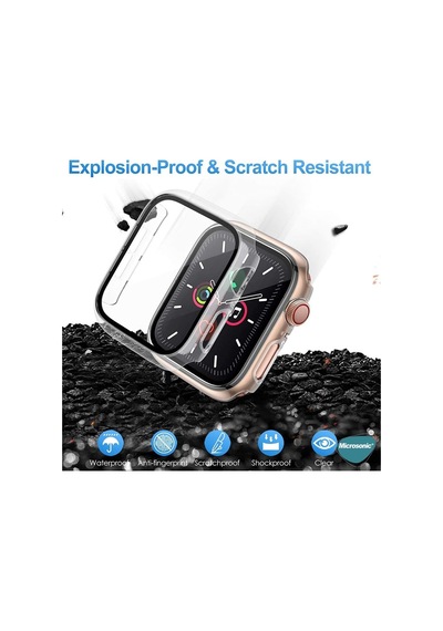 Apple Watch Ultra 2 Kılıf Clear Premium Slim Watchband Şeffaf Watch Ultra 2 İle Uyumlu Kordon - Şeffaf Çok Renkli