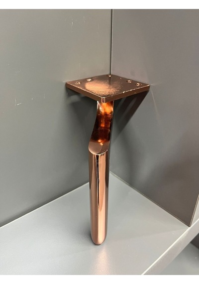 Zarif Metal Ayak 14cm Rose Koltuk Dolap Komidin Şifonyer Modern Tv Ünite Ayağı Mobilya Puf Rose