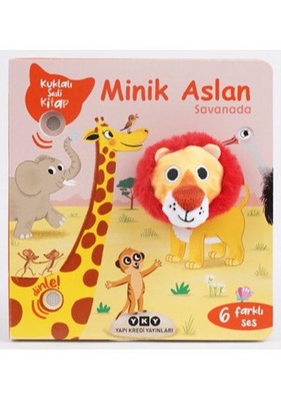Kuklalı Sesli Kitap - Minik Aslan Savanada