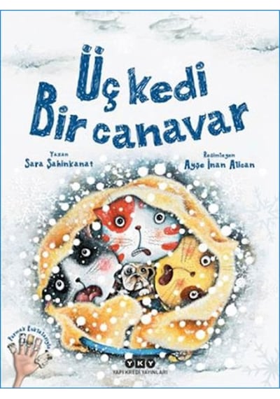 Üç Kedi Bir Canavar - Yqbx-649015