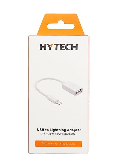 Hy-xo48 Beyaz Usb F To Lightning 10cm Kablolu Otg Çevirici Diğer