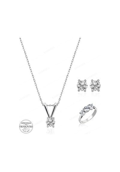 Swarovski Tektaş Gümüş Takı Seti (439989543)