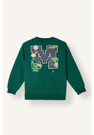 Defacto Minecraft Bisiklet Yaka İçi Yumuşak Tüylü Kalın Sweatshirt Erkek Çocuk I3062a826wngn651 Yeşil-gn651 Defacto Minecraft Bisiklet Yaka İçi Yumuşak Tüylü Kalın Sweatshirt Erkek Çocuk I3062a826wngn651 Yeşil-gn651