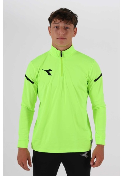 Diadora Alto Antrenman Eşofmanı Tek Üst Neon Yeşil