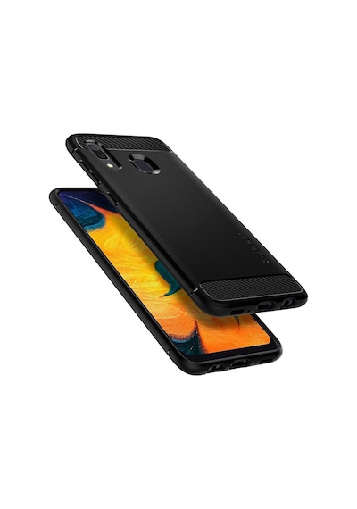 Spigen Galaxy Uyumlu A30 Kılıf ,spigen Rugged Armor Matte Black
