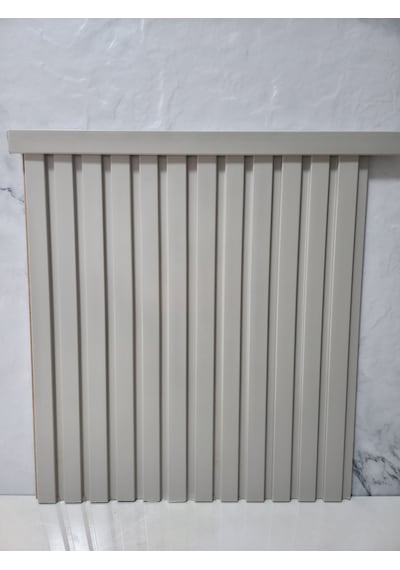 Mr Clk Premium Bitiş Çıtalı Tam Takım Duvar Paneli - 3d Görünümlü Modern Slat Duvar Kaplama Kumbeji