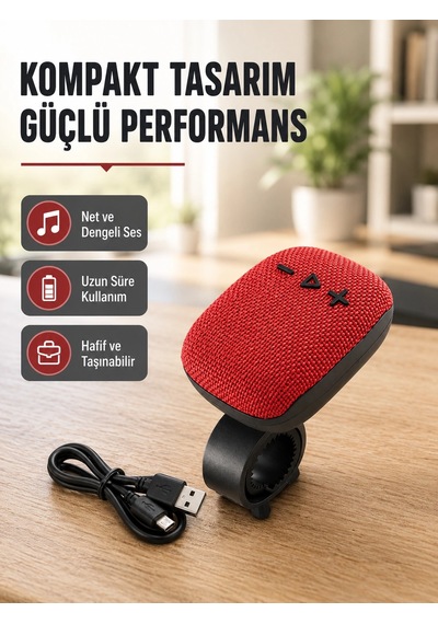 Kargo Bluetooth 5.1 Kablosuz Hoparlör Güçlü Bas, Fm Radyo Ve Çoklu Giriş Destekli Najmaddin