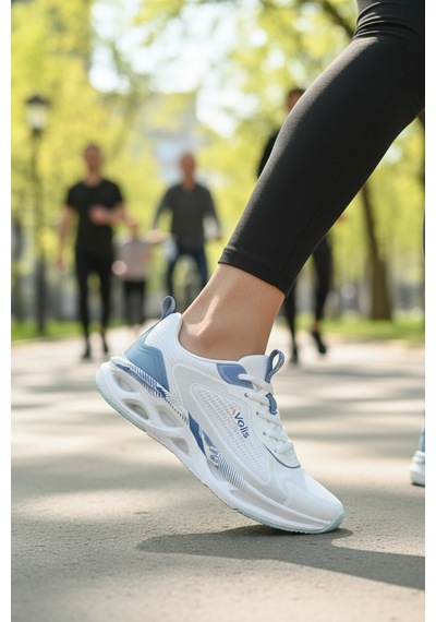 Enoch Kadın Ortopedik Aero-comfort Hava Kanallı Sneaker Beyaz