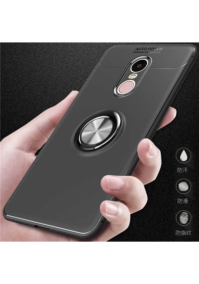 Xiaomi Redmi Note 4x Kılıf Zore Ravel Silikon Kapak Siyah