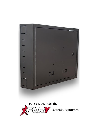 Fury Dvr/nvr Kabin Cctv Rack 1u 19 '' W 45 H 35 D 10