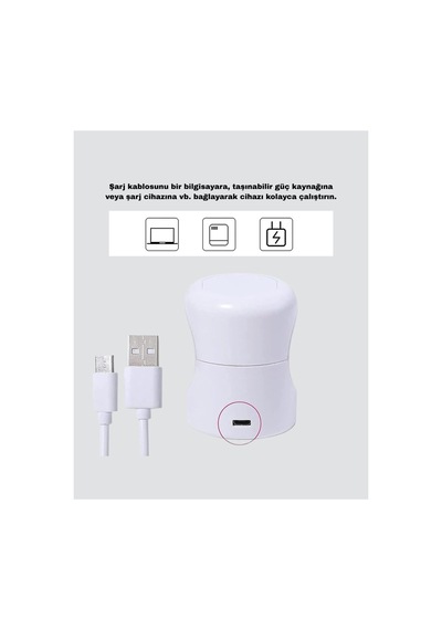 Usb Bağlantılı Tırnak Kurutucu Bilgisayar Ve Powerbank İle Uyumlu - Hs08377593-6029