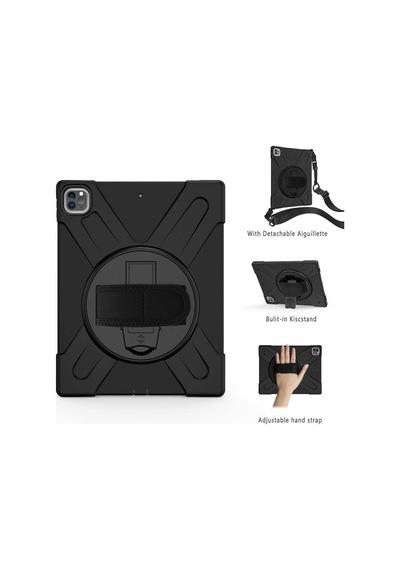 Apple Uyumlu iPad Pro 12 9 6 Nesil Kılıf Defender Askılı Zırhlı Tank Case A2436 A2437 A2764 A2766