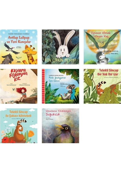 3-8 Yaş Resimli Eğitici 8li Kitap Seti