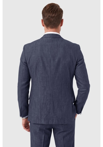Rizzup Koyu Lacivert 3 Parça Slim Fit Yelekli Erkek Takım Elbise Çift Yırtmaçlı Modern Kesim 2601631 Rizzup Koyu Lacivert 3 Parça Slim Fit Yelekli Erkek Takım Elbise Çift Yırtmaçlı Modern Kesim 2601631