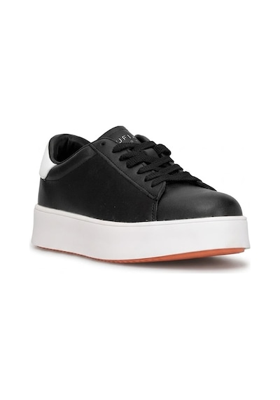 Lufian 121230053 Adel Kadın Hakiki Deri Klasik Sneaker Siyah