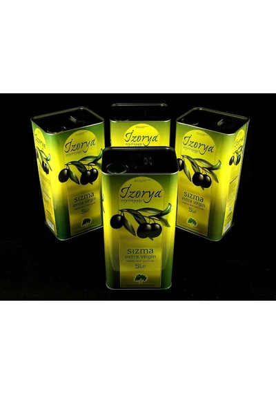 Naturel Sızma Zeytinyağı 5 Lt Teneke Koli 4 Adet