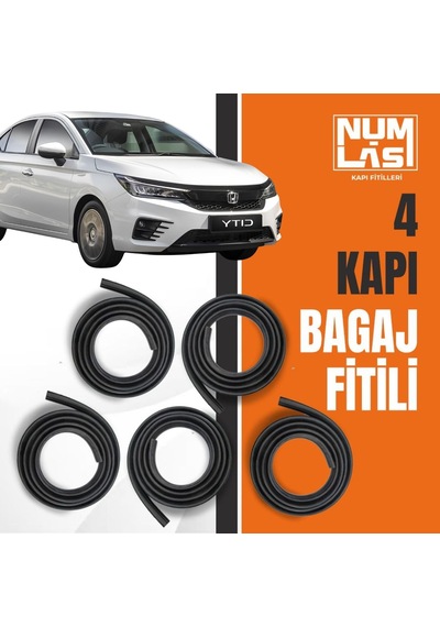 Honda City 2020-2025 4 Kapı + Bagaj Fitili-a Kalite-numlas-nm6060
