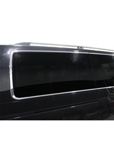 Vw Transporter T6.1 Cam Çerçevesi 14 Prç. Krom K.ş. Çift Sürgü 2020 Ve Sonrası