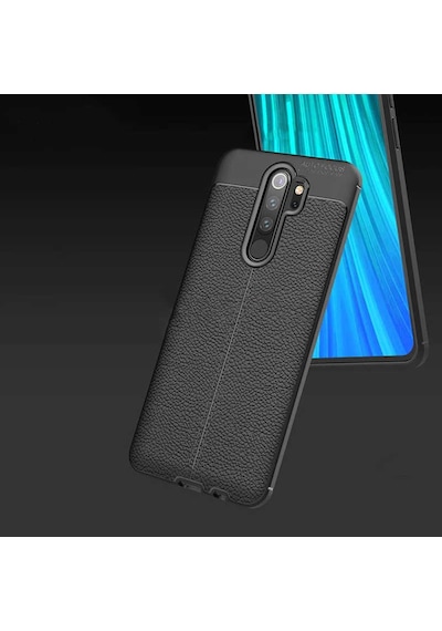 Xiaomi Redmi Note 8 Pro Kilif Deri Tarzi Niss Silikon Case 389472455