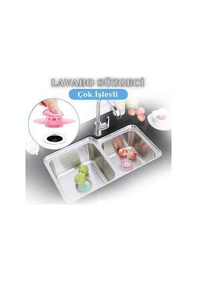 Büro Ev Ofis Mutfağı İçin Silikon Banyo Mutfak Evye Lavabo İçine Süzücü Gider Süzgeci