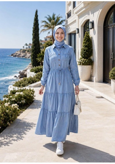Hb Harma Time Butik Kadın Düğmeli Cepli Bağcıklı Tensel Kumaş Açık Mavi Kot Elbise Açık Mavi Açık Mavi Hb Harma Time Butik Kadın Düğmeli Cepli Bağcıklı Tensel Kumaş Açık Mavi Kot Elbise Açık Mavi Açık Mavi