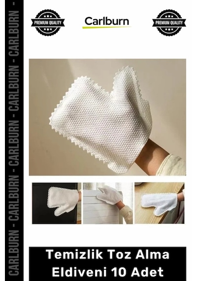Özel Üretim Mikrofiber Pratik Hızlı Etkili Kaliteli Ev Tekstil Temizlik Toz Alma Eldiveni 10 Adet