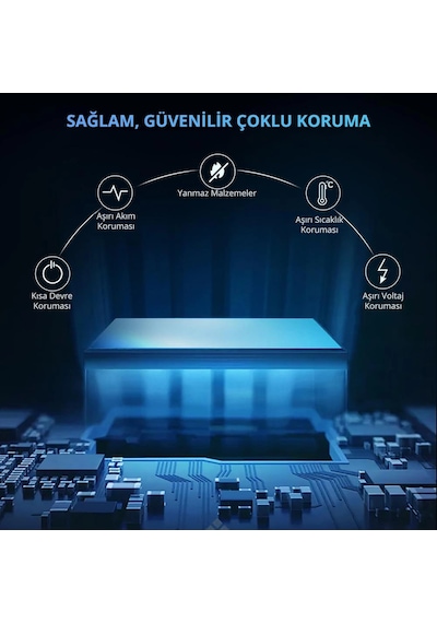 Ugreen 70336 4xusb-a+usb-c 12w Çoklayıcı Adaptör