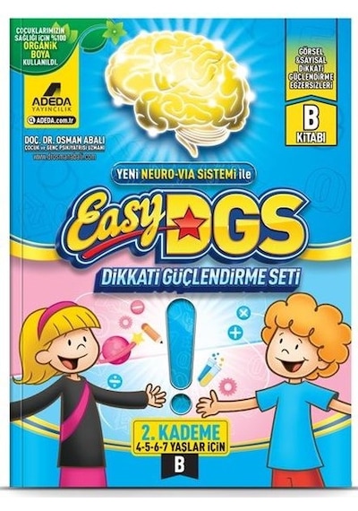 Easy Dikkati Güçlendirme Seti 4-7 Yaş B-2.Kademe - Osman Abalı - Adeda