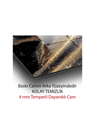 Altın Parıltılı Aslan Modern Parlak Cam Tablo Lüks 4mm Temperli Hayvan Figürlü Dekoratif Duvar Tablosu, Salon, Ofis Ve Çalışma Alanı Dekoru,
