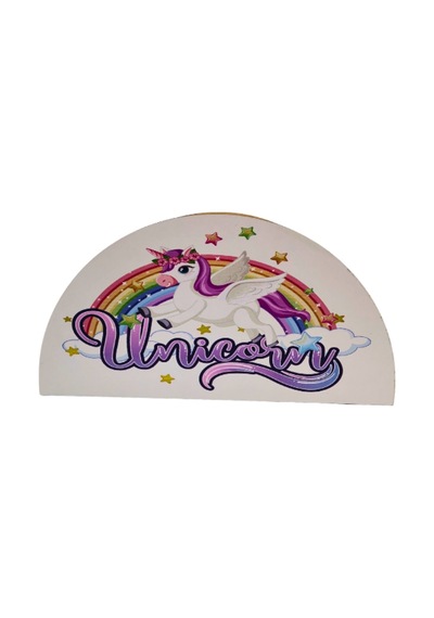 Berenden Ahşap Çocuklar İçin Masa Üstü Kalemlik & Organizer-unicorn1