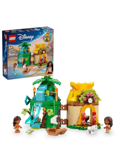 LEGO® ǀ Disney Moana’nın Ada Evi 43260 - 5 Yaş ve Üzeri Çocuklar için İnşa Edilebilen Mini Bebek Evi İçeren Oyuncak Yapım Seti (175P)