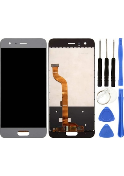 Te Huawei Honor 9 Uyumlu Oled Lcd Ekran Dokunmatik Silver + Tamir Seti