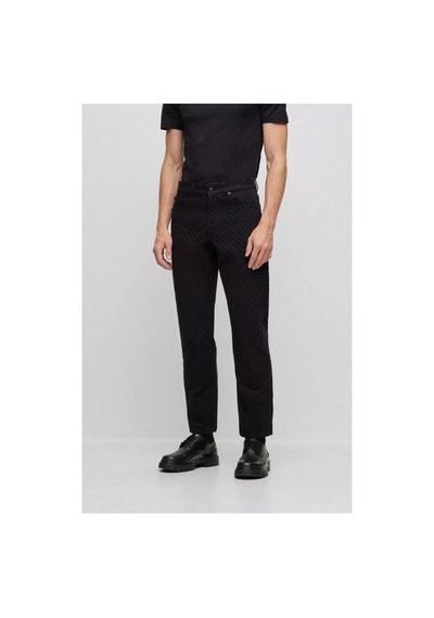 Boss London1 Erkek Black Jeans Siyah Siyah