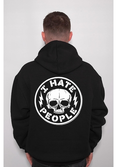 I Hate People İnsanlardan Nefret Ediyorum Sweatshirt Unisex Kapüşonlu Hoodie 001