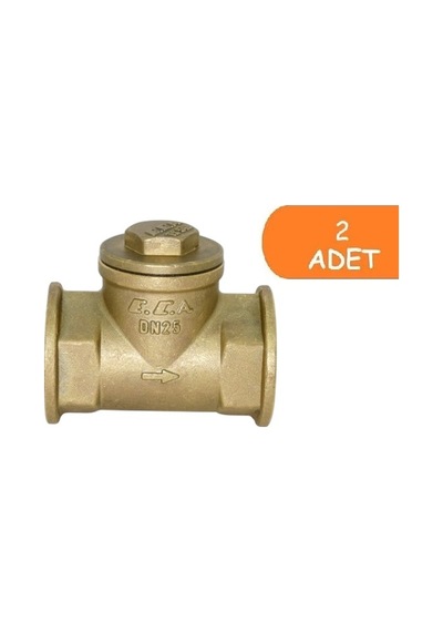 2 Adet Eca 1/2" Yatay Çekvalf 601007022